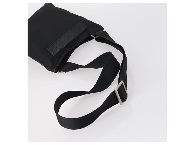 Bolsa de Ombro Salvatore Ferragamo PVC Nylon 2 Conjunto Bege Preto Auth 121346 - vista 5