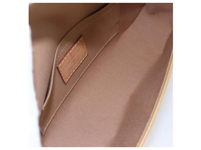 LOUIS VUITTON Borsa da Strada Malibu Monogram Vernis Noisette M91506 LV Auth 145614 Nocciola - vista 11