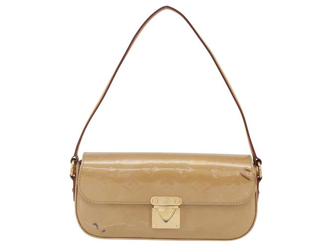 LOUIS VUITTON Borsa da Strada Malibu Monogram Vernis Noisette M91506 LV Auth 145614 Nocciola - vista 13
