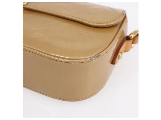 LOUIS VUITTON Borsa da Strada Malibu Monogram Vernis Noisette M91506 LV Auth 145614 Nocciola - vista 14