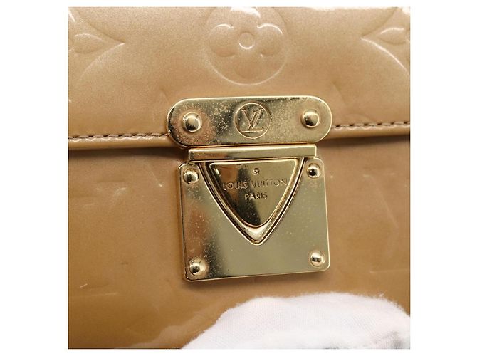 LOUIS VUITTON Borsa da Strada Malibu Monogram Vernis Noisette M91506 LV Auth 145614 Nocciola - vista 17