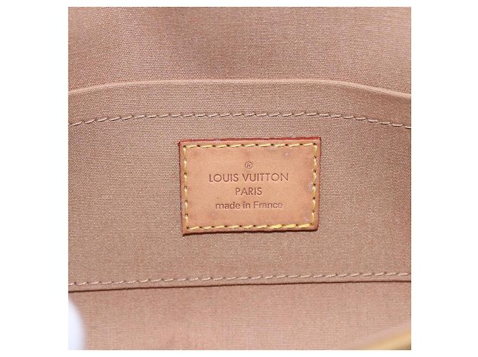 LOUIS VUITTON Borsa da Strada Malibu Monogram Vernis Noisette M91506 LV Auth 145614 Nocciola - vista 18