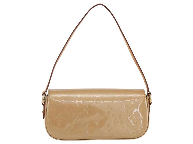 LOUIS VUITTON Borsa da Strada Malibu Monogram Vernis Noisette M91506 LV Auth 145614 Nocciola - vista 2