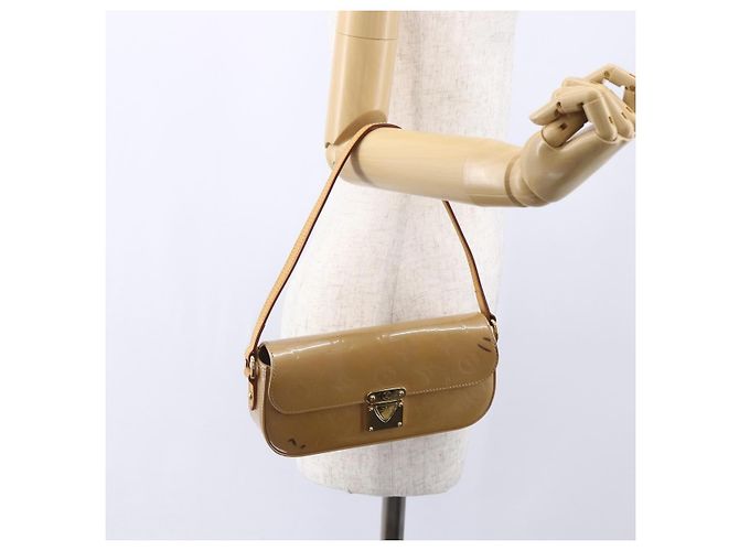 LOUIS VUITTON Borsa da Strada Malibu Monogram Vernis Noisette M91506 LV Auth 145614 Nocciola - vista 22