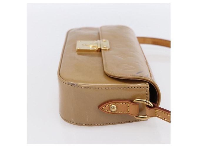 LOUIS VUITTON Borsa da Strada Malibu Monogram Vernis Noisette M91506 LV Auth 145614 Nocciola - vista 4
