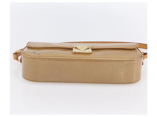 LOUIS VUITTON Borsa da Strada Malibu Monogram Vernis Noisette M91506 LV Auth 145614 Nocciola - vista 5