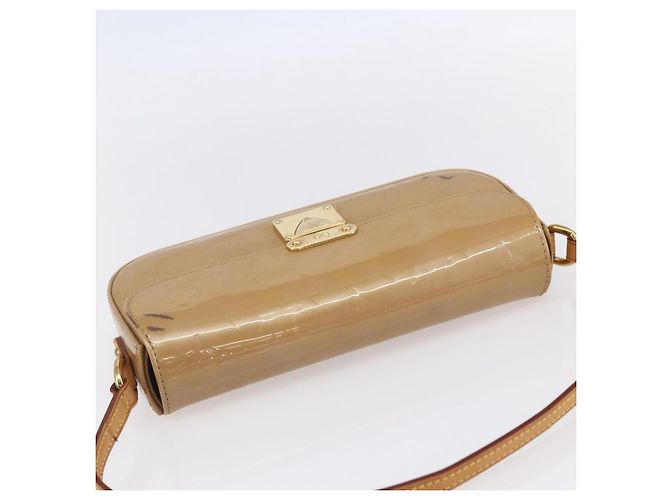 LOUIS VUITTON Borsa da Strada Malibu Monogram Vernis Noisette M91506 LV Auth 145614 Nocciola - vista 6