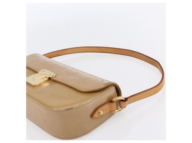 LOUIS VUITTON Borsa da Strada Malibu Monogram Vernis Noisette M91506 LV Auth 145614 Nocciola - vista 8