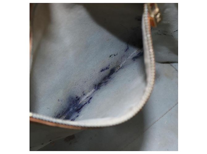 LOUIS VUITTON Monogram Vernis Reade MM Borsa a Mano Grigia M91142 LV Auth BA7439 Grigio - vista 10