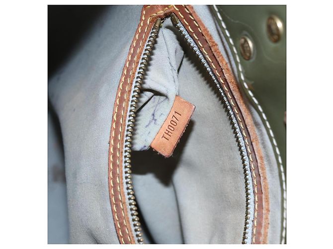 LOUIS VUITTON Monogram Vernis Reade MM Borsa a Mano Grigia M91142 LV Auth BA7439 Grigio - vista 12