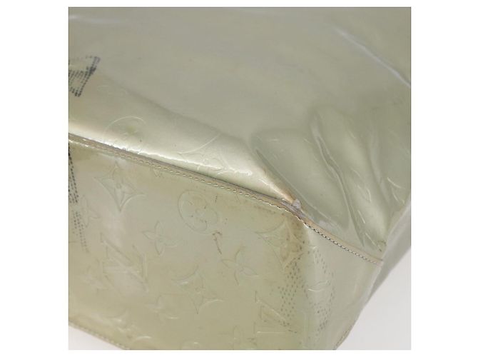 LOUIS VUITTON Monogram Vernis Reade MM Borsa a Mano Grigia M91142 LV Auth BA7439 Grigio - vista 15