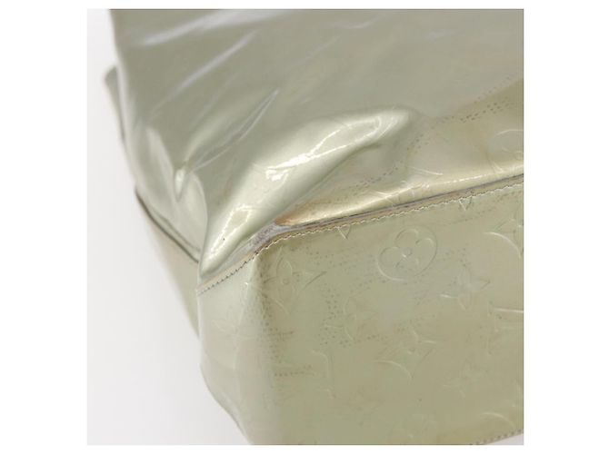 LOUIS VUITTON Monogram Vernis Reade MM Borsa a Mano Grigia M91142 LV Auth BA7439 Grigio - vista 16