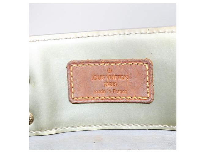 LOUIS VUITTON Monogram Vernis Reade MM Borsa a Mano Grigia M91142 LV Auth BA7439 Grigio - vista 19