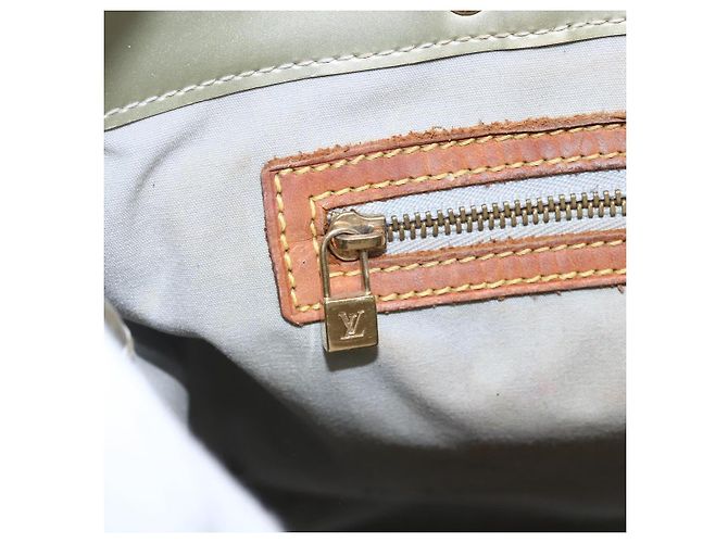 LOUIS VUITTON Monogram Vernis Reade MM Borsa a Mano Grigia M91142 LV Auth BA7439 Grigio - vista 20