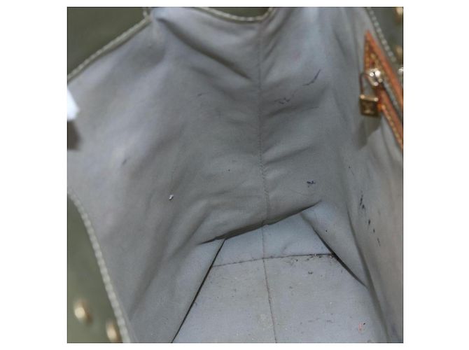 LOUIS VUITTON Monogram Vernis Reade MM Borsa a Mano Grigia M91142 LV Auth BA7439 Grigio - vista 22