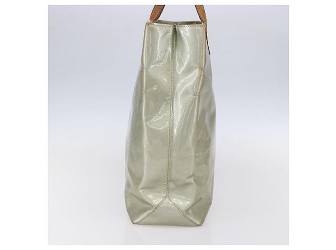 LOUIS VUITTON Monogram Vernis Reade MM Borsa a Mano Grigia M91142 LV Auth BA7439 Grigio - vista 3