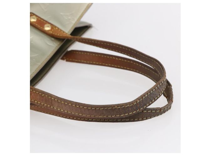 LOUIS VUITTON Monogram Vernis Reade MM Borsa a Mano Grigia M91142 LV Auth BA7439 Grigio - vista 7