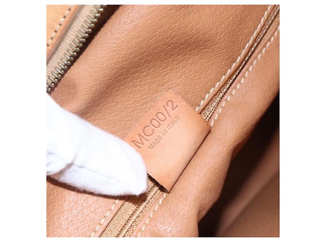 Céline Borsa a mano in tela Macadam CELINE in pelle PVC beige e oro Auth hk3172 D'oro - vista 23