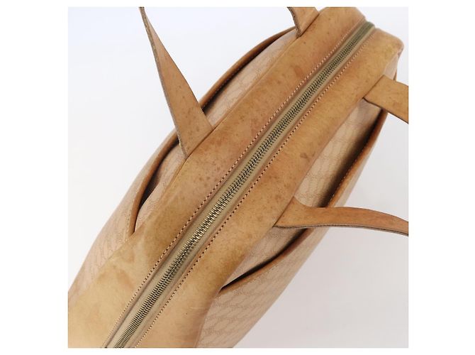 Céline Borsa a mano in tela Macadam CELINE in pelle PVC beige e oro Auth hk3172 D'oro - vista 6