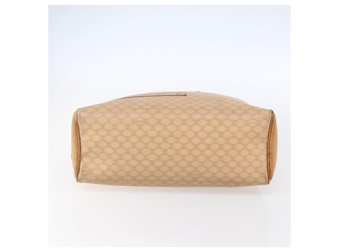 Céline Borsa a mano in tela Macadam CELINE in pelle PVC beige e oro Auth hk3172 D'oro - vista 9