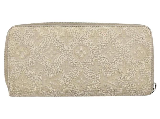 LOUIS VUITTON Cartera Vertical Zippy Taurillon Climbing M81573 Auth 150898 Crudo - vista 2