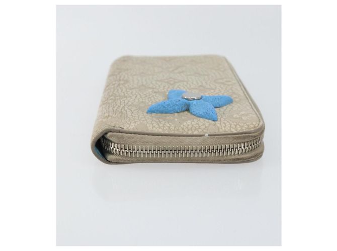 LOUIS VUITTON Cartera Vertical Zippy Taurillon Climbing M81573 Auth 150898 Crudo - vista 3