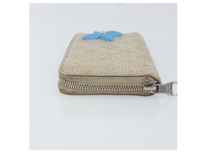 LOUIS VUITTON Cartera Vertical Zippy Taurillon Climbing M81573 Auth 150898 Crudo - vista 4