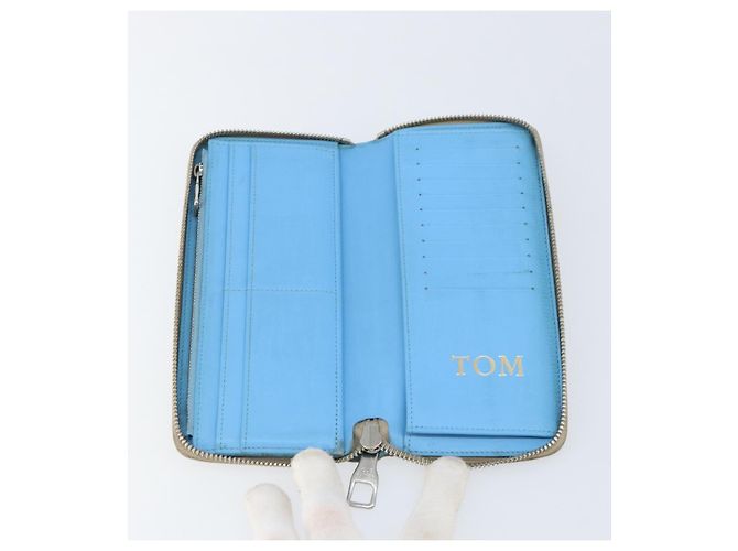 LOUIS VUITTON Cartera Vertical Zippy Taurillon Climbing M81573 Auth 150898 Crudo - vista 9