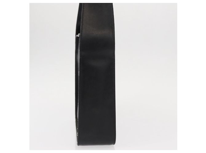 Borsa a Spalla GUCCI Pelle Verniciata Nera Argento 001 3032 Auth ep11927 Nero - vista 3