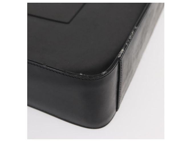 Borsa a Spalla GUCCI Pelle Verniciata Nera Argento 001 3032 Auth ep11927 Nero - vista 8