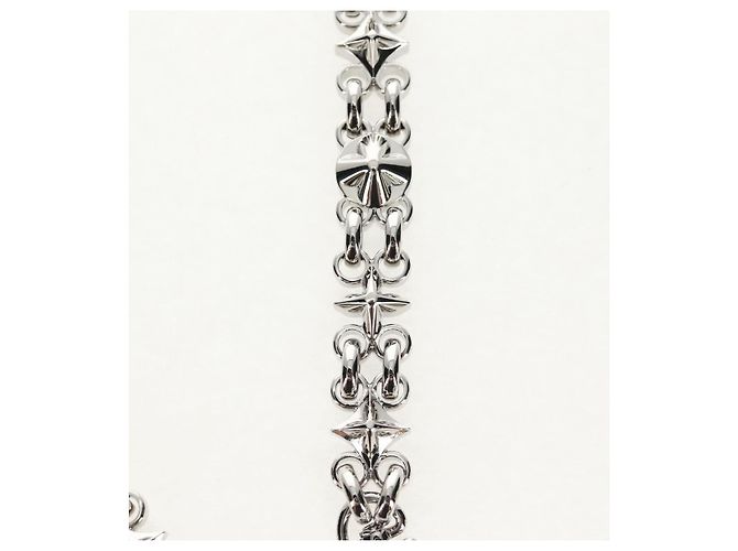 LOUIS VUITTON Ketten-Schultergurt Metall 25,6"" Silber LV Auth 150633M - Ansicht 7