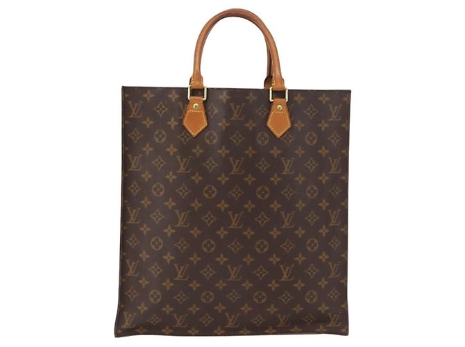 LOUIS VUITTON Borsa Sac Plat Monogram M51140 LV Auth 149524 Monogramma - vista 2