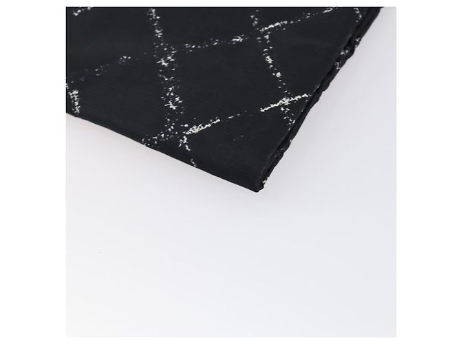 CHANEL Línea de Viaje Funda de Ropa Nylon Negro CC Auth bs30653 - vista 15