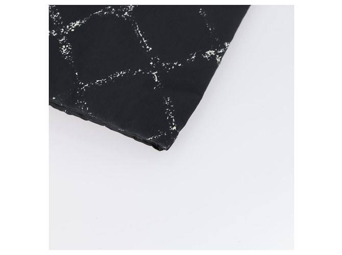 CHANEL Línea de Viaje Funda de Ropa Nylon Negro CC Auth bs30653 - vista 16