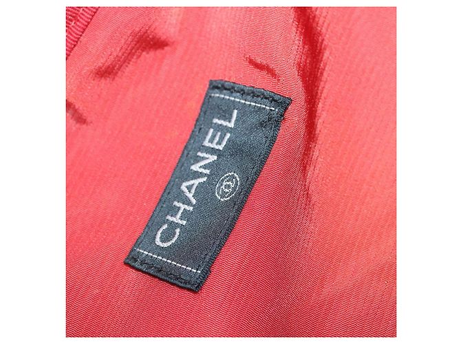 CHANEL Línea de Viaje Funda de Ropa Nylon Negro CC Auth bs30653 - vista 20