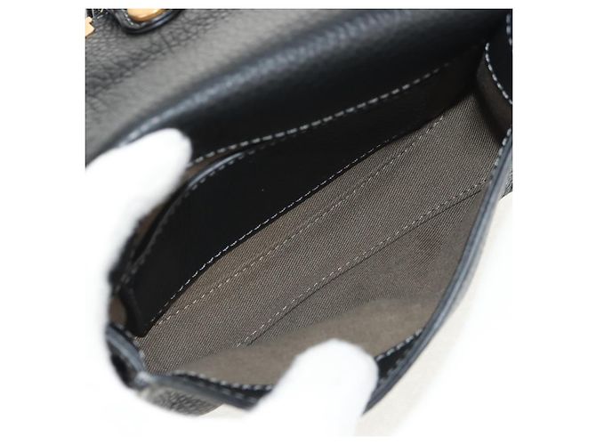 Chloé Borsa a vita in pelle nera e oro Chloe Mercy Auth BA7541 Nero D'oro - vista 10