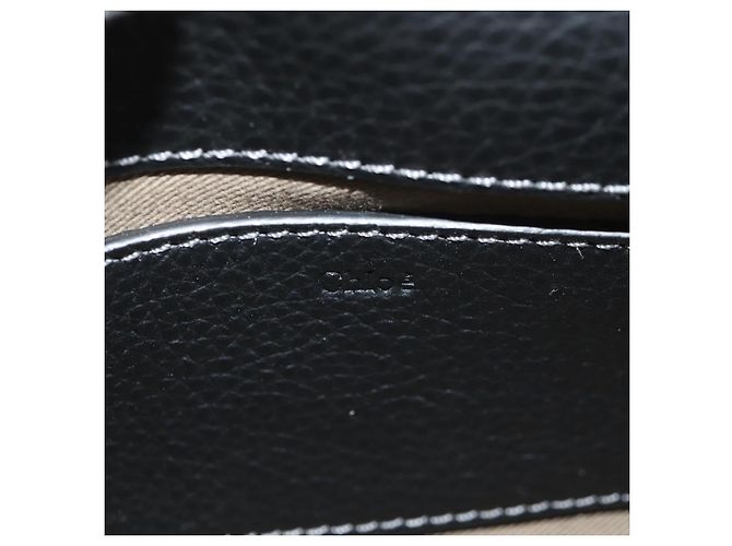 Chloé Borsa a vita in pelle nera e oro Chloe Mercy Auth BA7541 Nero D'oro - vista 21
