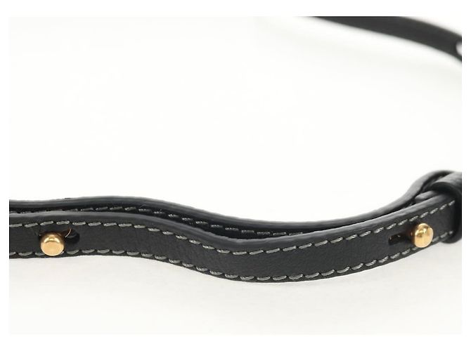 Chloé Borsa a vita in pelle nera e oro Chloe Mercy Auth BA7541 Nero D'oro - vista 8