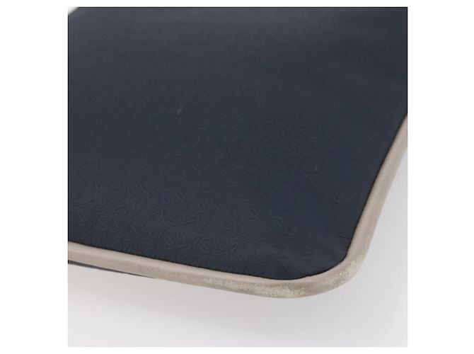 LOEWE Borsa a Spalla Anagramma PVC Blu Navy Argento Auth ep11921 - vista 15