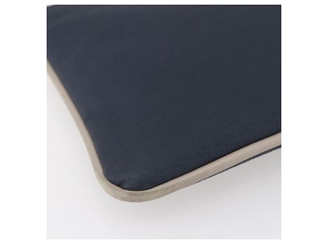 LOEWE Borsa a Spalla Anagramma PVC Blu Navy Argento Auth ep11921 - vista 16