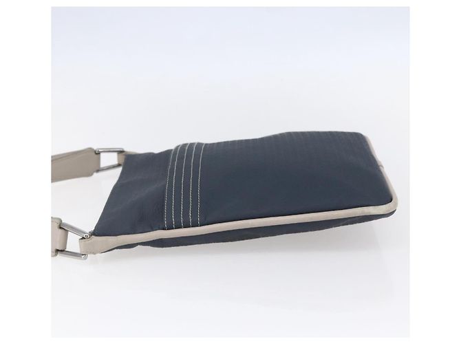 LOEWE Borsa a Spalla Anagramma PVC Blu Navy Argento Auth ep11921 - vista 3