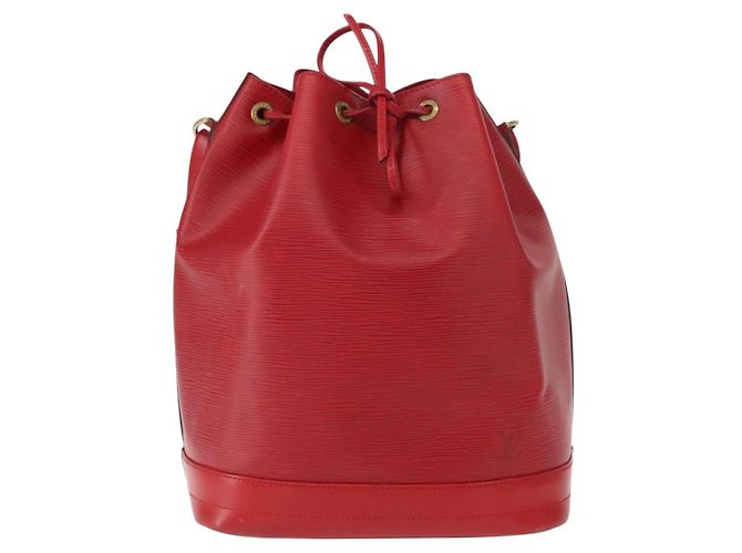 LOUIS VUITTON Borsa a Spalla Epi Noe Rossa M44007 LV Auth 149398 Rosso - vista 13