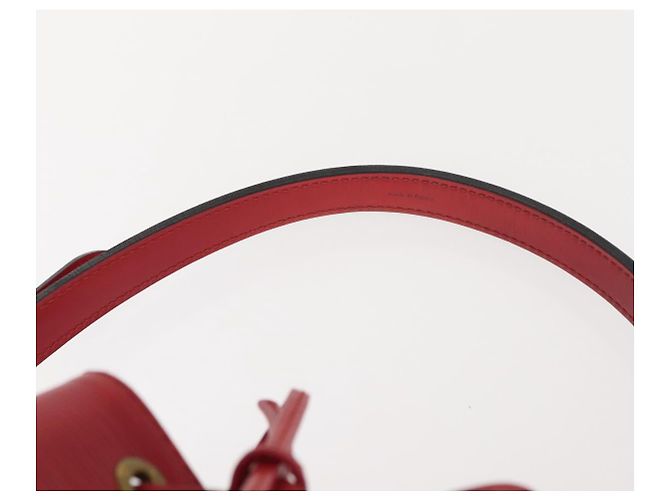 LOUIS VUITTON Borsa a Spalla Epi Noe Rossa M44007 LV Auth 149398 Rosso - vista 14