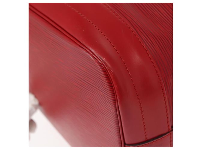 LOUIS VUITTON Borsa a Spalla Epi Noe Rossa M44007 LV Auth 149398 Rosso - vista 17