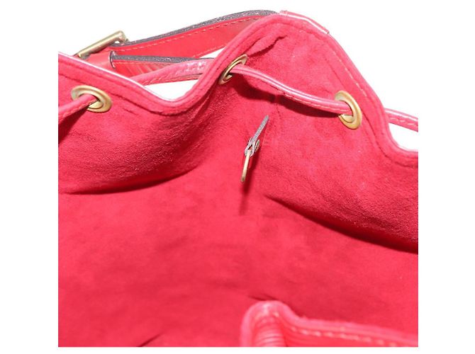 LOUIS VUITTON Borsa a Spalla Epi Noe Rossa M44007 LV Auth 149398 Rosso - vista 21