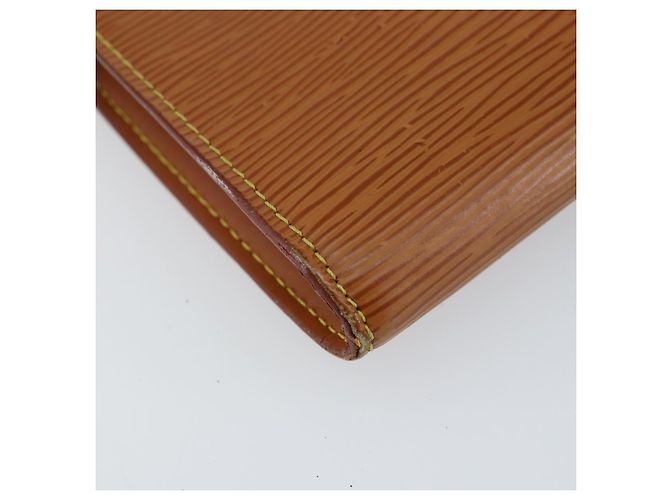 LOUIS VUITTON Epi Pochette Accesorios Pouch Marrón M52953 Auth 152133 Castaño - vista 14