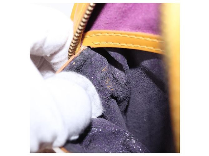 LOUIS VUITTON Epi Mabillon Rucksack Gelb M52239 LV Auth 150563 - Ansicht 12