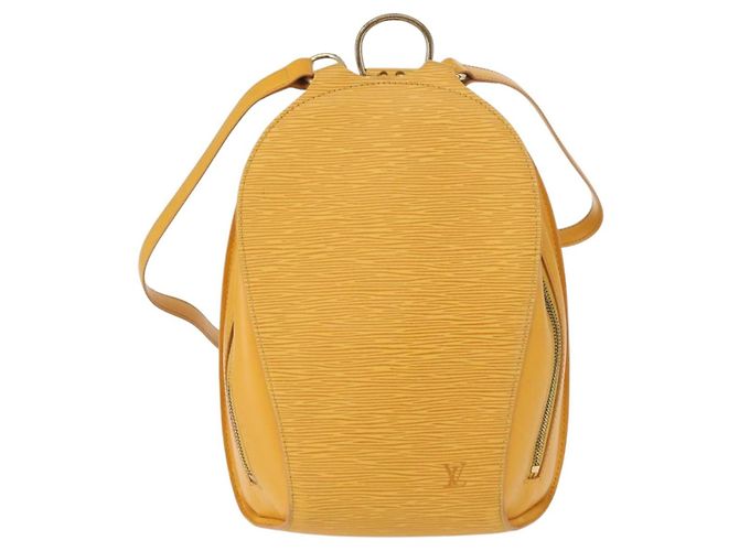 LOUIS VUITTON Epi Mabillon Rucksack Gelb M52239 LV Auth 150563 - Ansicht 13