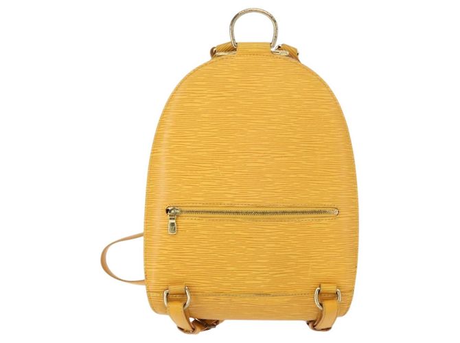 LOUIS VUITTON Epi Mabillon Rucksack Gelb M52239 LV Auth 150563 - Ansicht 2