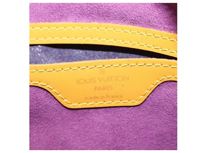 LOUIS VUITTON Epi Mabillon Rucksack Gelb M52239 LV Auth 150563 - Ansicht 20
